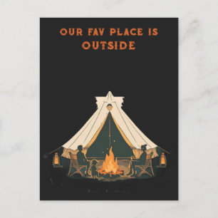 Cartão Postal Nosso Lugar Favorito É Fora Estilo Diário