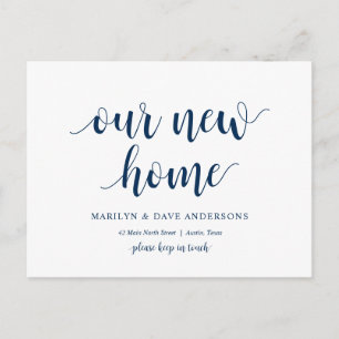 Cartão Postal Nosso Novo Endereço Doméstico, Anúncio em Moviment