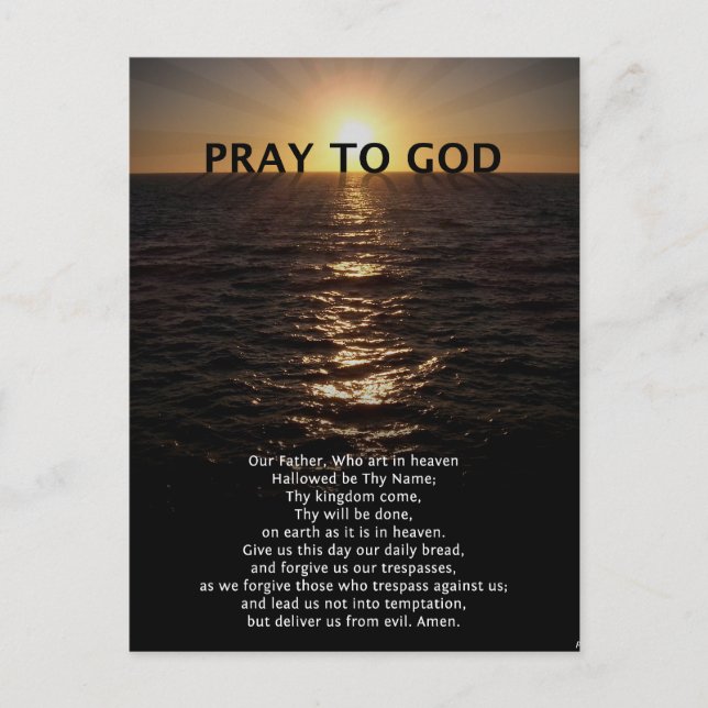 Cartão Postal Nosso Pai Orador (Frente)