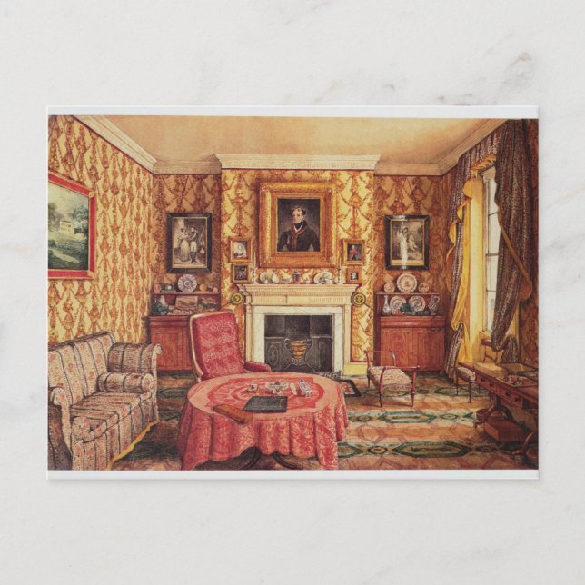 Cartão Postal Nosso Sala de Desenho em York (Frente)
