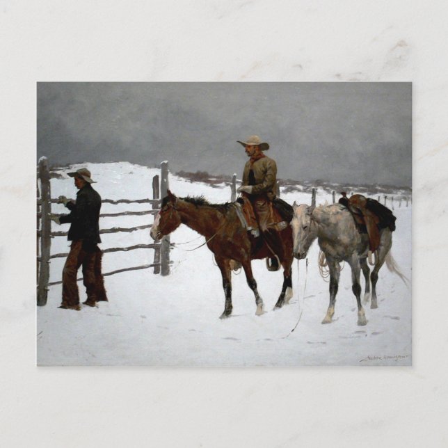 Cartão Postal Nostalgia Ocidental (Frente)