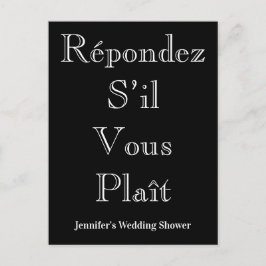 Cartão postal Nostálgico "Répondez S’il Vous Plaît