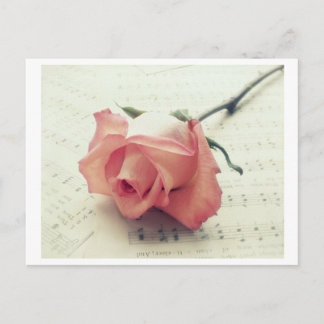 Cartão Postal Nota de Amor