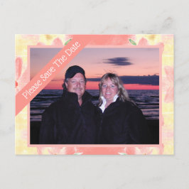 Cartão Postal Nota de Data de Casamento