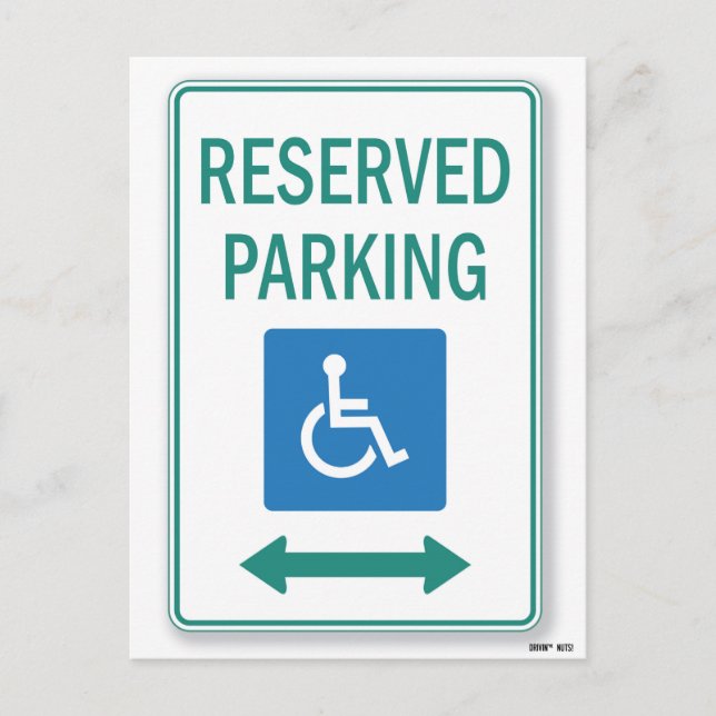 Cartão Postal Nota de Estacionamento Engraçado (Frente)