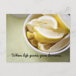 Cartão Postal nota encorajadora