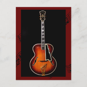 Cartão Postal "Notas de Violão"