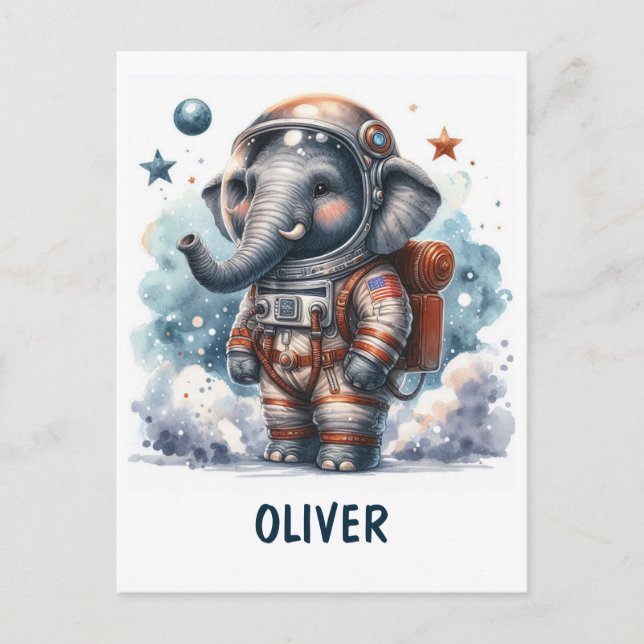 CARTÃO POSTAL NOTEBOOK ELEGANTE PARA UM GAROTO COSMOMANUT (Frente)