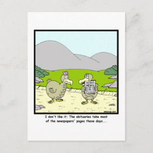 Cartão Postal Notícias do Dodo: Cartoon Dodo