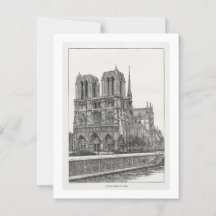Cartão postal Notre Dame