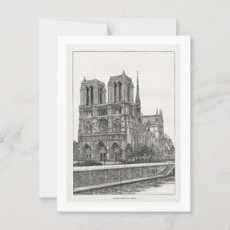 Cartão postal Notre Dame