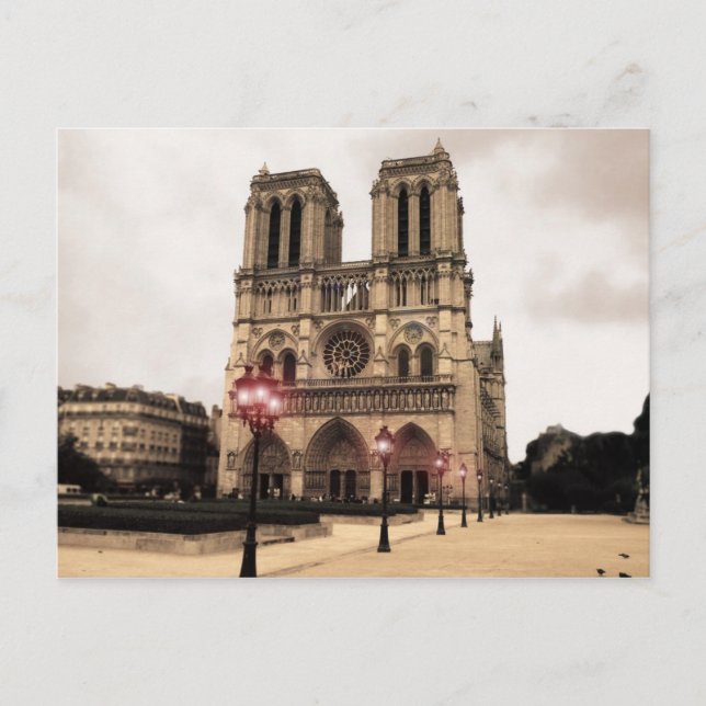 Cartão Postal Notre Dame (Frente)