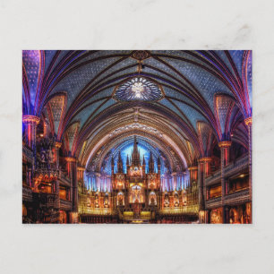 Cartão postal Notre-Dame Basilica em Montreal