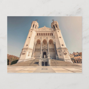 Cartão Postal Notre-Dame de Fourvière basilica