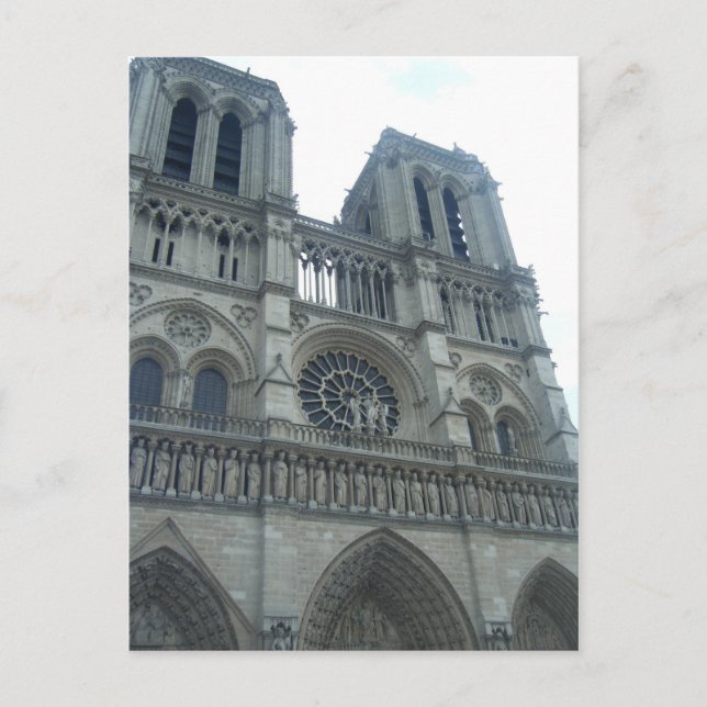 Cartão Postal Notre Dame de Paris (Frente)
