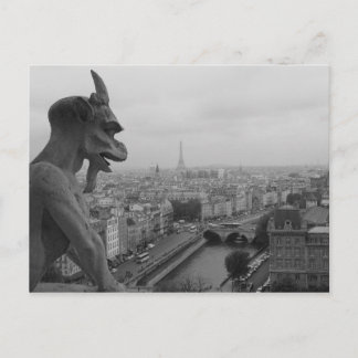 Cartão Postal Notre Dame Gargoyle
