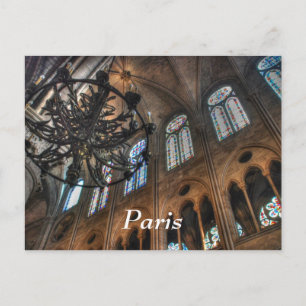 Cartão Postal Notre Dame Interior