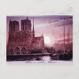 Cartão Postal Notre Dame Paris