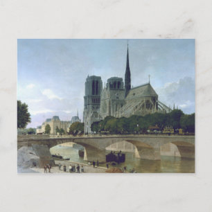 Cartão Postal Notre Dame, Paris, 1884