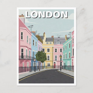 Cartão Postal Notting Hill Londres