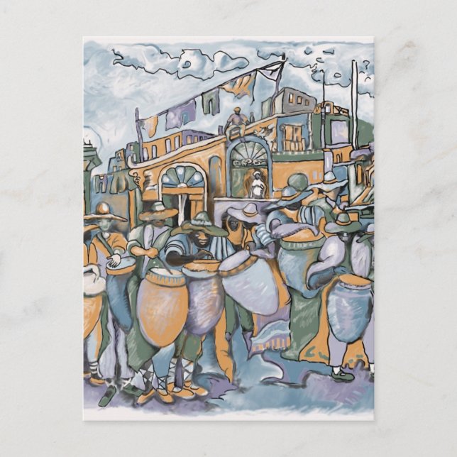 Cartão Postal Noturno Dos Tambores 2008 Vs. (Frente)