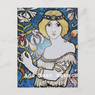 Cartão Postal Nouveau Advertisement