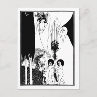 Cartão Postal Nouveau gótico Salome da arte do gótico preto e