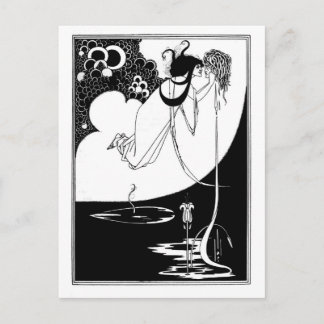Cartão Postal Nouveau gótico Salome da arte do gótico preto e