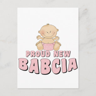 CARTÃO POSTAL NOVA BABCIA ORGULHOSA