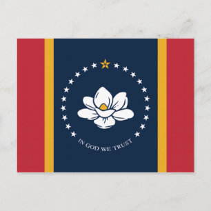 Cartão Postal nova bandeira dos estados unidos da américa mag