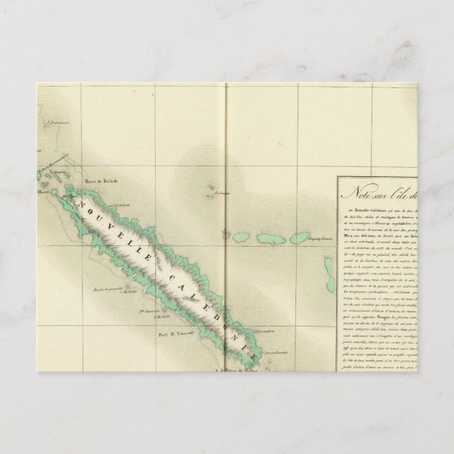 Cartão Postal Nova Caledônia Oceania nenhuns 46 (Frente)