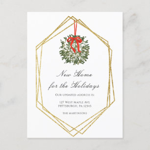 Cartão Postal Nova casa para a mudança de endereço de Natal de f
