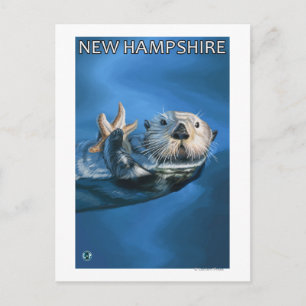 Cartão Postal Nova Cena de Rodapé de HampshireSea