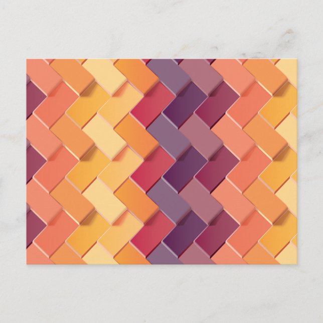 Cartão Postal Nova criação de padrões 4 (Frente)