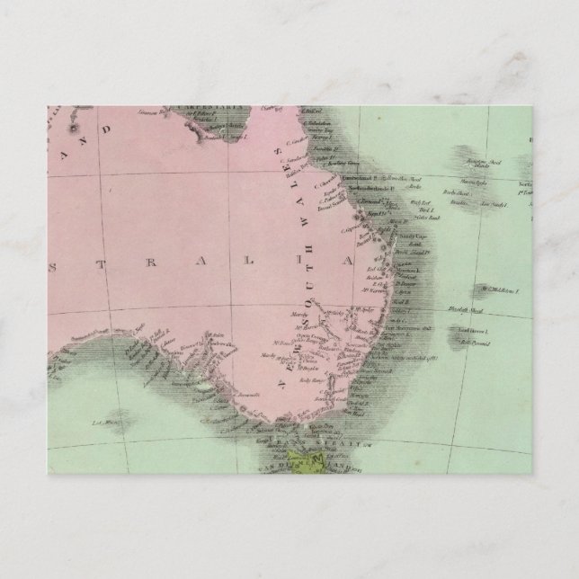 Cartão Postal Nova Holanda E Nova Zelândia (Frente)