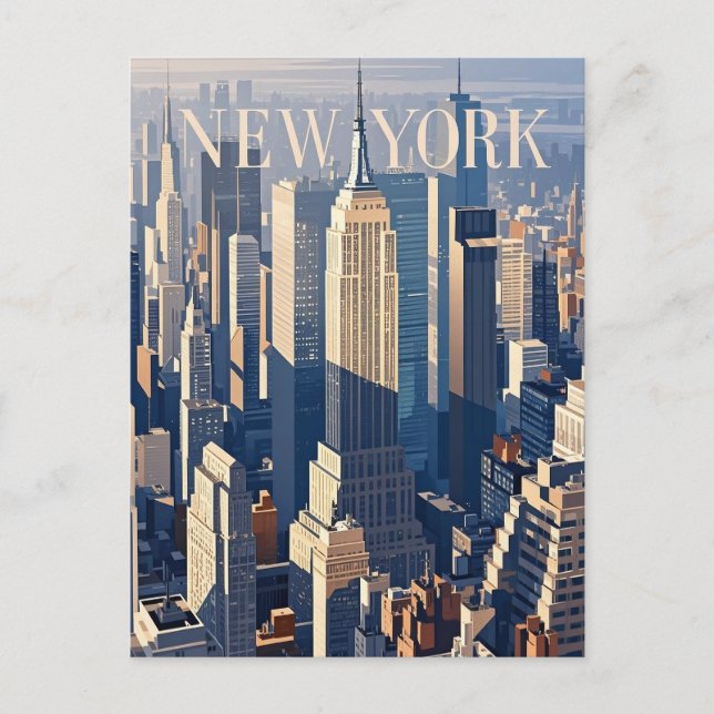 Cartão postal Nova Iorque (Frente)