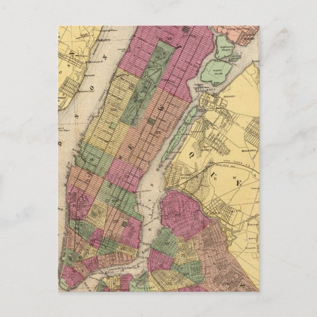 Cartão Postal Nova Iorque, Brooklyn (Frente)