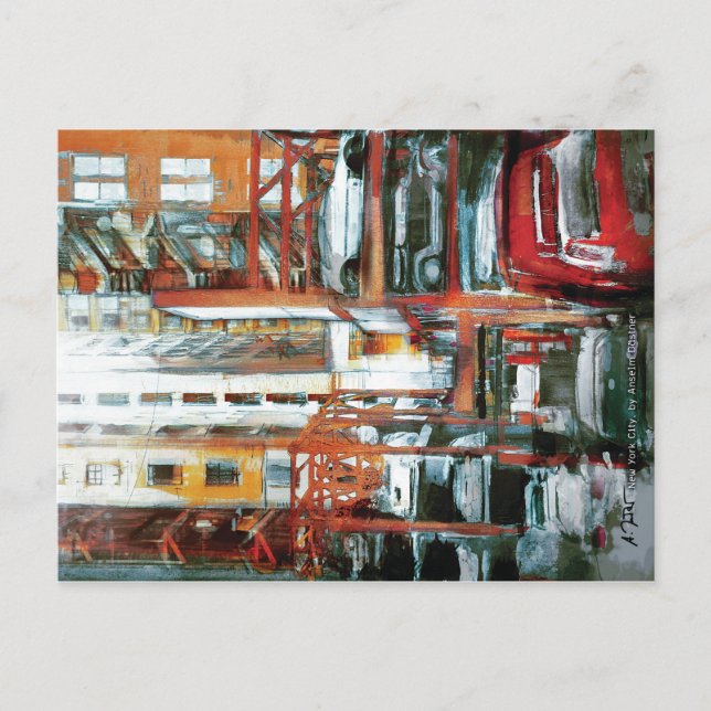 Cartão Postal Nova Iorque central (Frente)