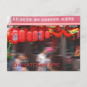 Cartão Postal Nova Iorque da Chinatown