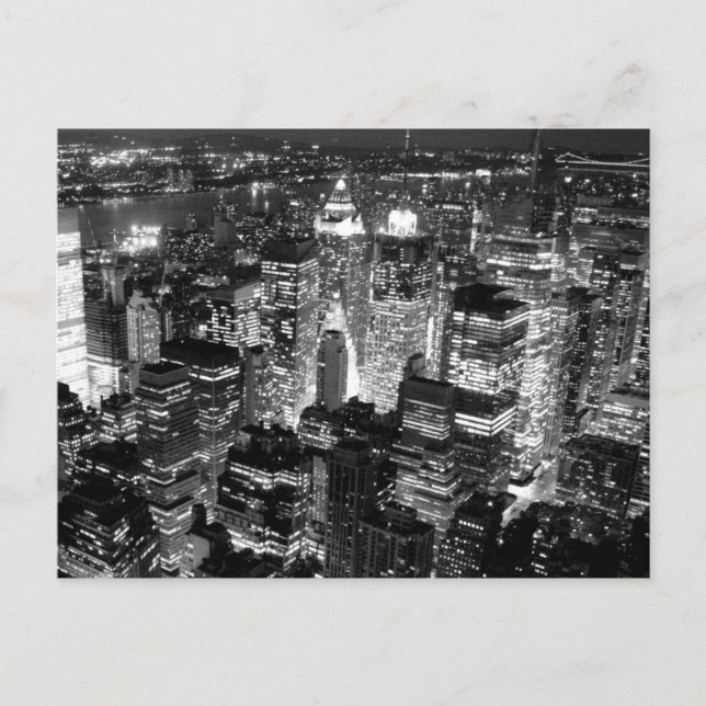 Cartão Postal Nova Iorque de Manhattan (Frente)