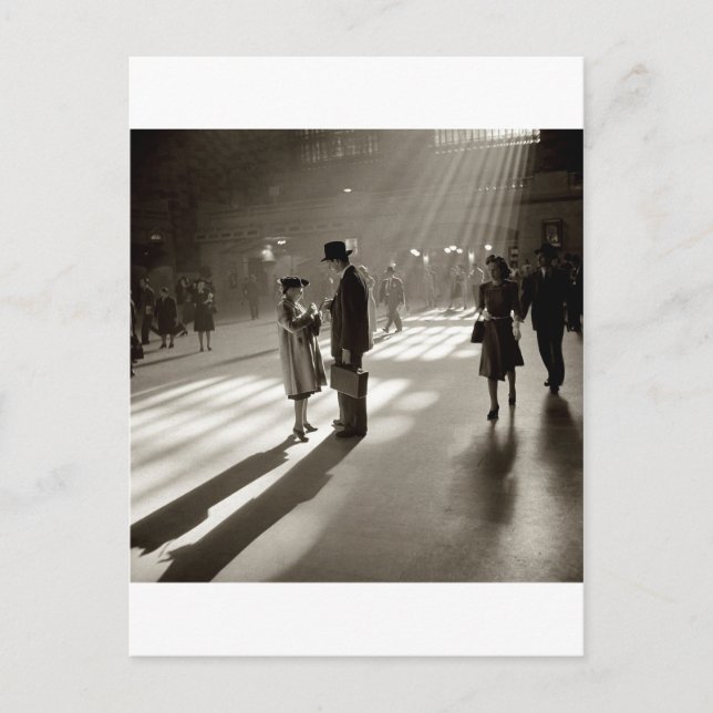 Cartão Postal Nova Iorque de Vintage (Frente)