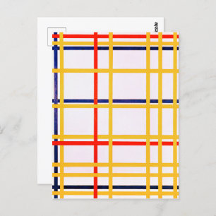 Cartão Postal NOVA IORQUE I Piet Mondrian