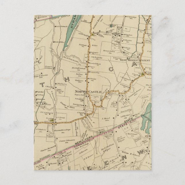 Cartão Postal Nova Iorque Norte (Frente)