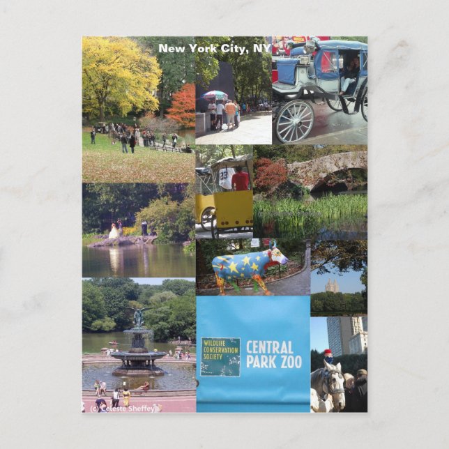 Cartão Postal Nova Iorque, Nova Iorque (Frente)
