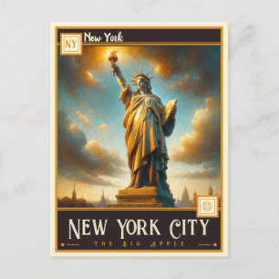 Cartão Postal Nova Iorque, Nova Iorque Vintage