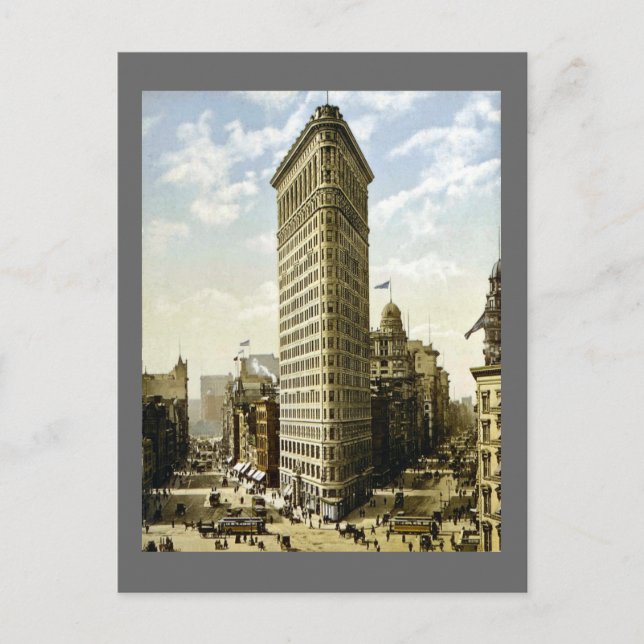 Cartão Postal Nova Iorque, NY 1903 Vintage (Frente)