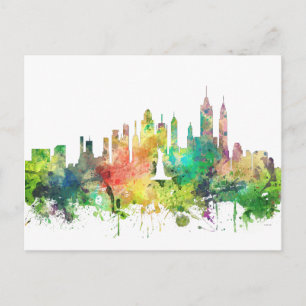 CARTÃO POSTAL NOVA IORQUE, NY SKYLINE SP -