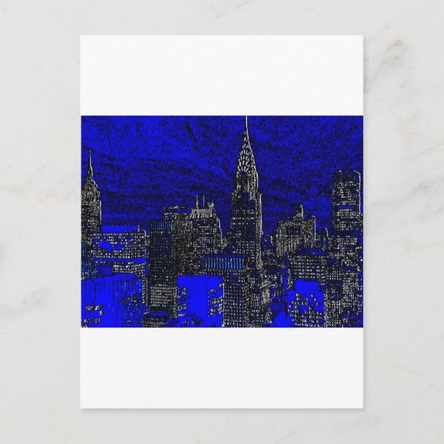 Cartão Postal Nova Iorque Pop (Frente)