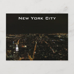Cartão Postal Nova Iorque por Noite