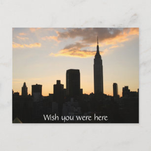 Cartão Postal Nova Iorque Sunset